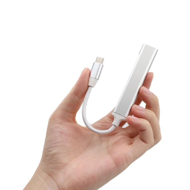 Bộ chia 4 cổng USB type C sang 3 cổng USB 2.0 và 1 cổng USB 3.0