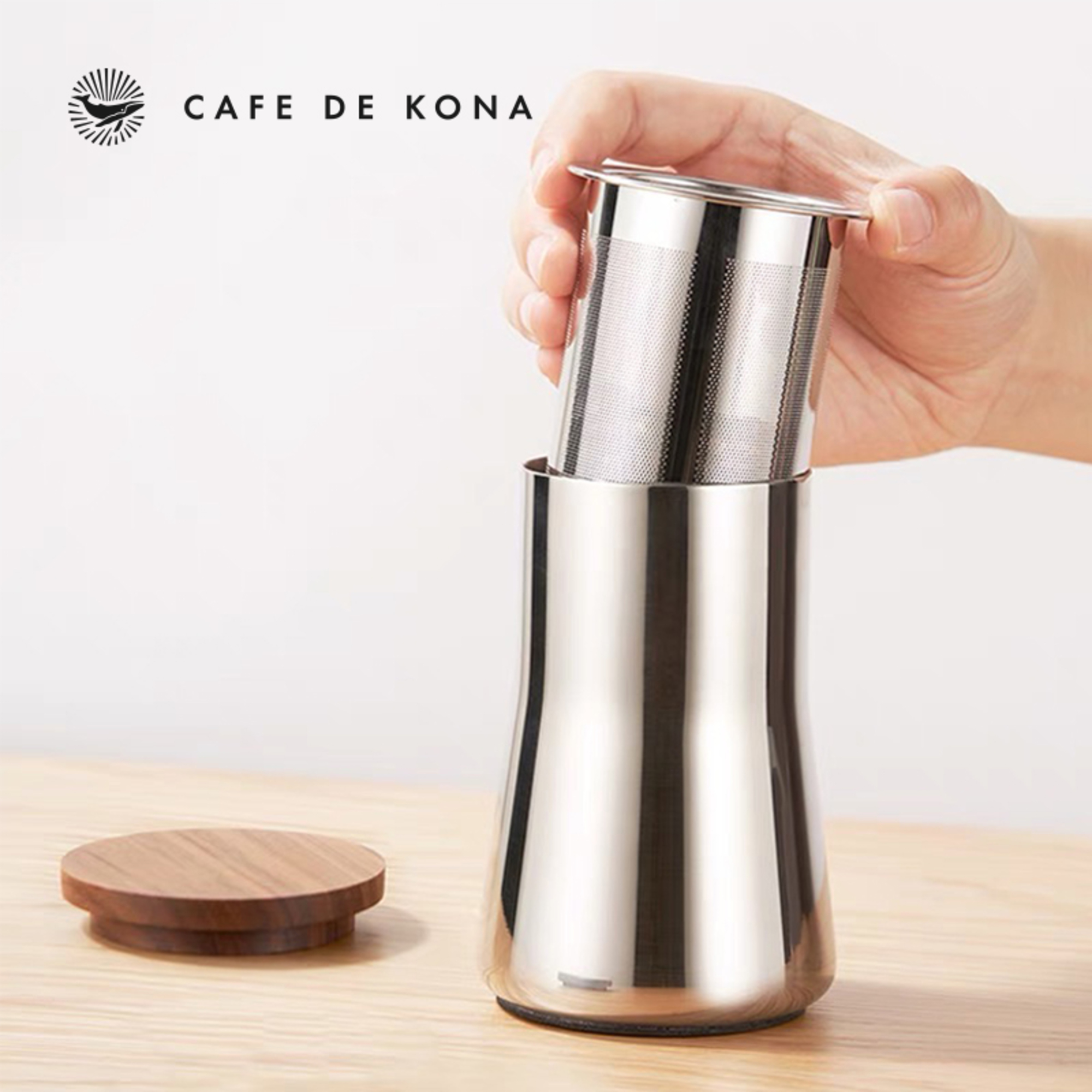 Hũ sàn bột cà phê sau khi xay CAFE DE KONA