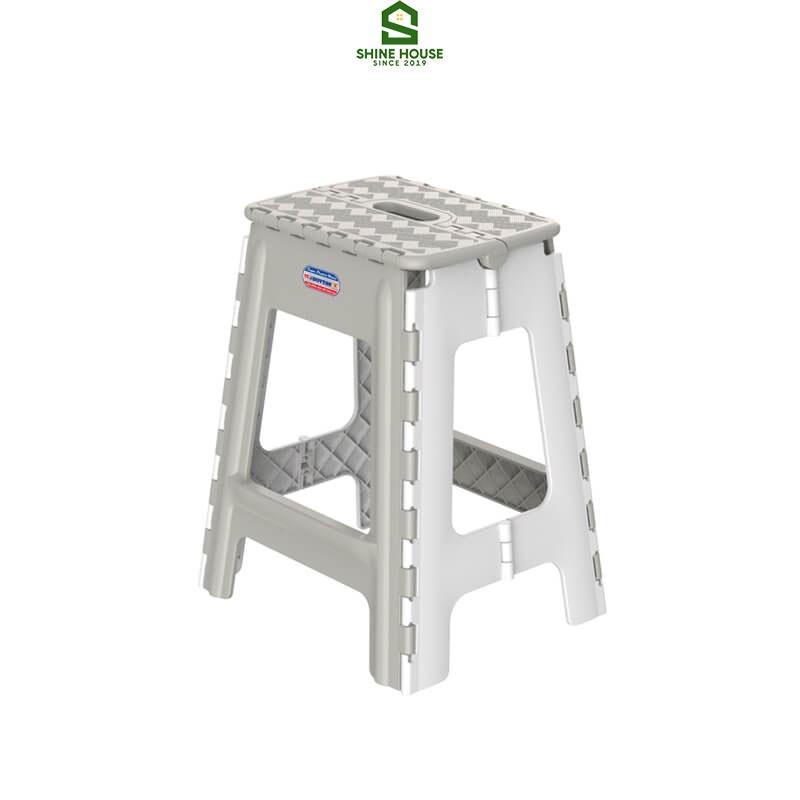 Ghế Nhựa Cao Xếp Duy Tân Gấp Gọn Tiện Lợi Kích Thước 33.7 x 29.2 x 42.4 cm