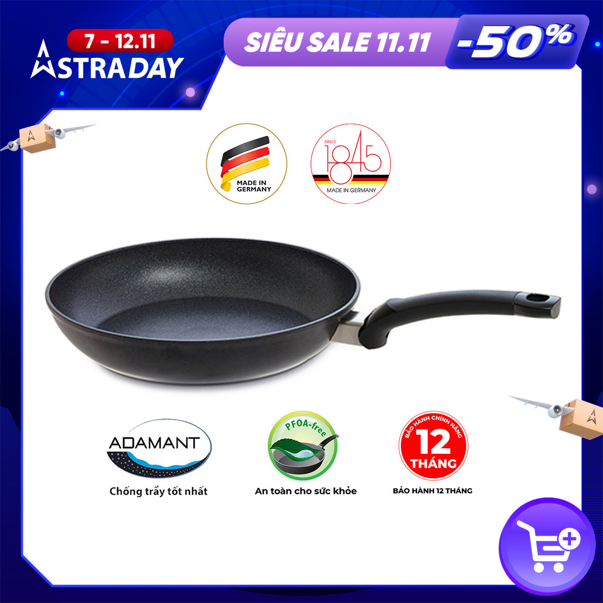 Chảo Fissler Adamant Classic 20cm