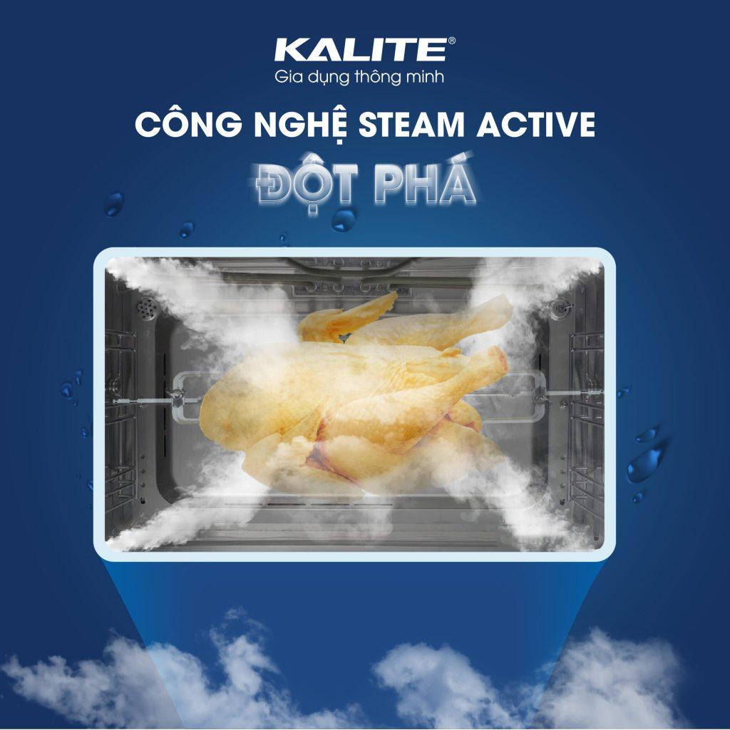 Nồi Chiên Hơi Nước Kalite Steam Star, 2600w-15Lit, Chiên Hấp Đa Năng, Hàng Chính Hãng