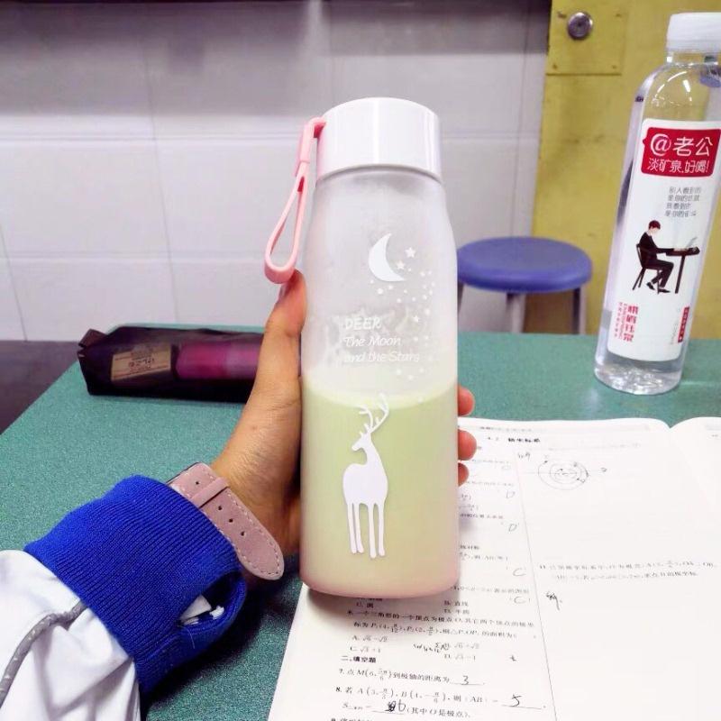 Bình đựng nước hình hươu 600ml