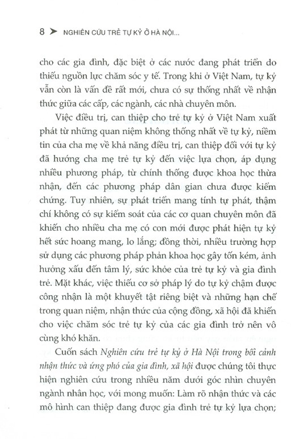 Nghiên Cứu Trẻ Tự Kỷ Ở Hà Nội Trong Bối Cảnh Nhận Thức Và Ứng Phó Của Gia Đình, Xã Hội