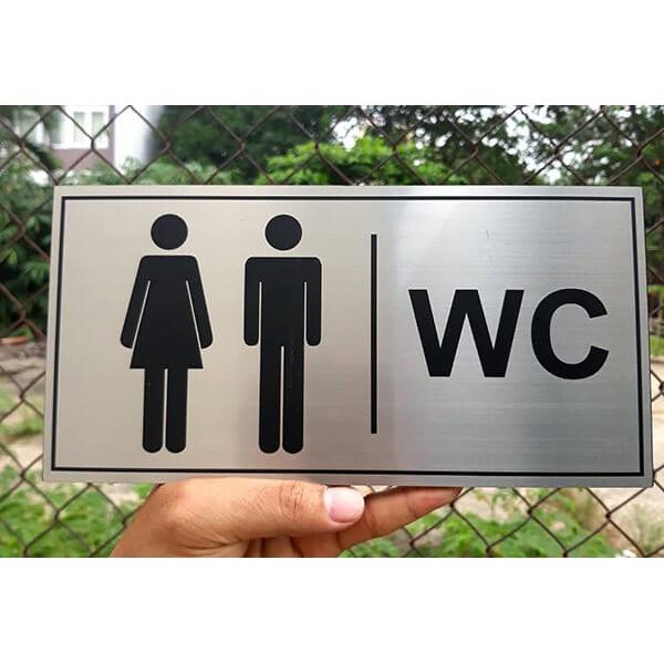 Bảng toilet, bảng chỉ dẫn nhà vệ sinh, chỉ dẫn WC cao cấp giá tốt