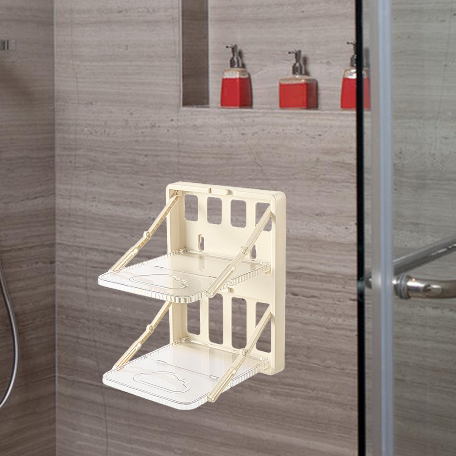 Wall Mounted Shoes Rack Shoe Holder Punch Free Space Saving Detachable Shoe Hanger Shoe Shelf for Closet Entryway Toilet Home