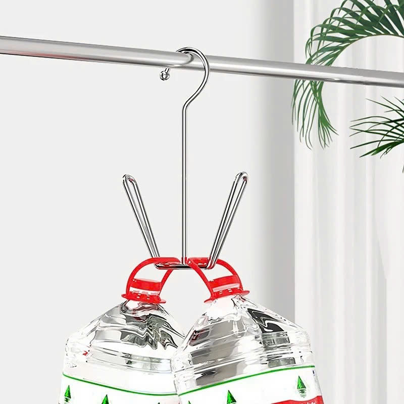 COMBO 2 Móc phơi giày dép, móc treo giày dép inox cứng cáp đa năng tiện lợi gọn gàng, tiết kiệm không gian