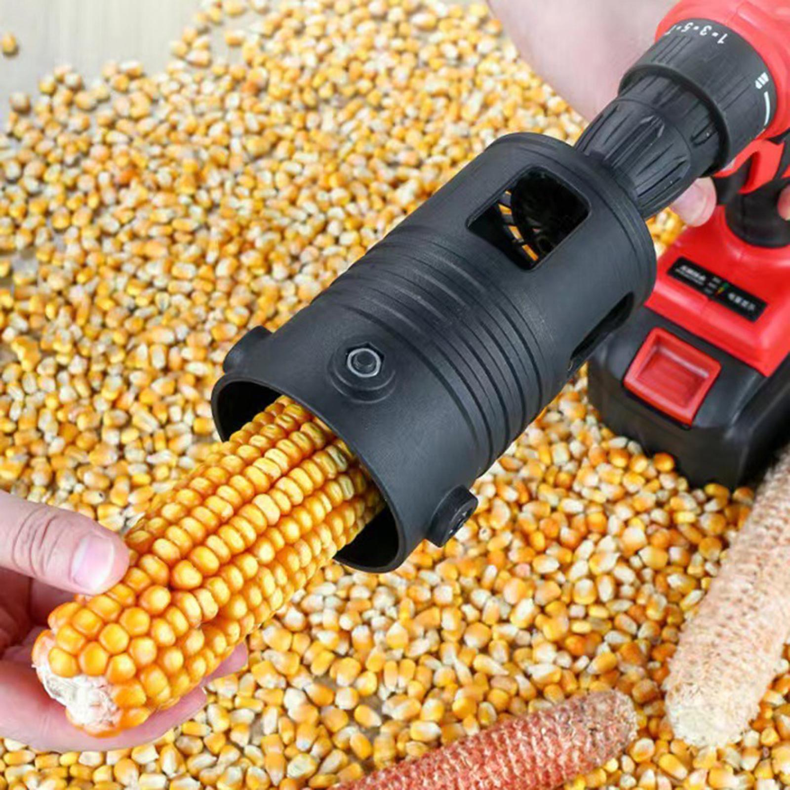 Corn Strip Thresher, Corn Strip Tool, Hand Drill Kernel Remover for , Manual Corn Sheller Machine Corn Peel for Home Restaurant Farms