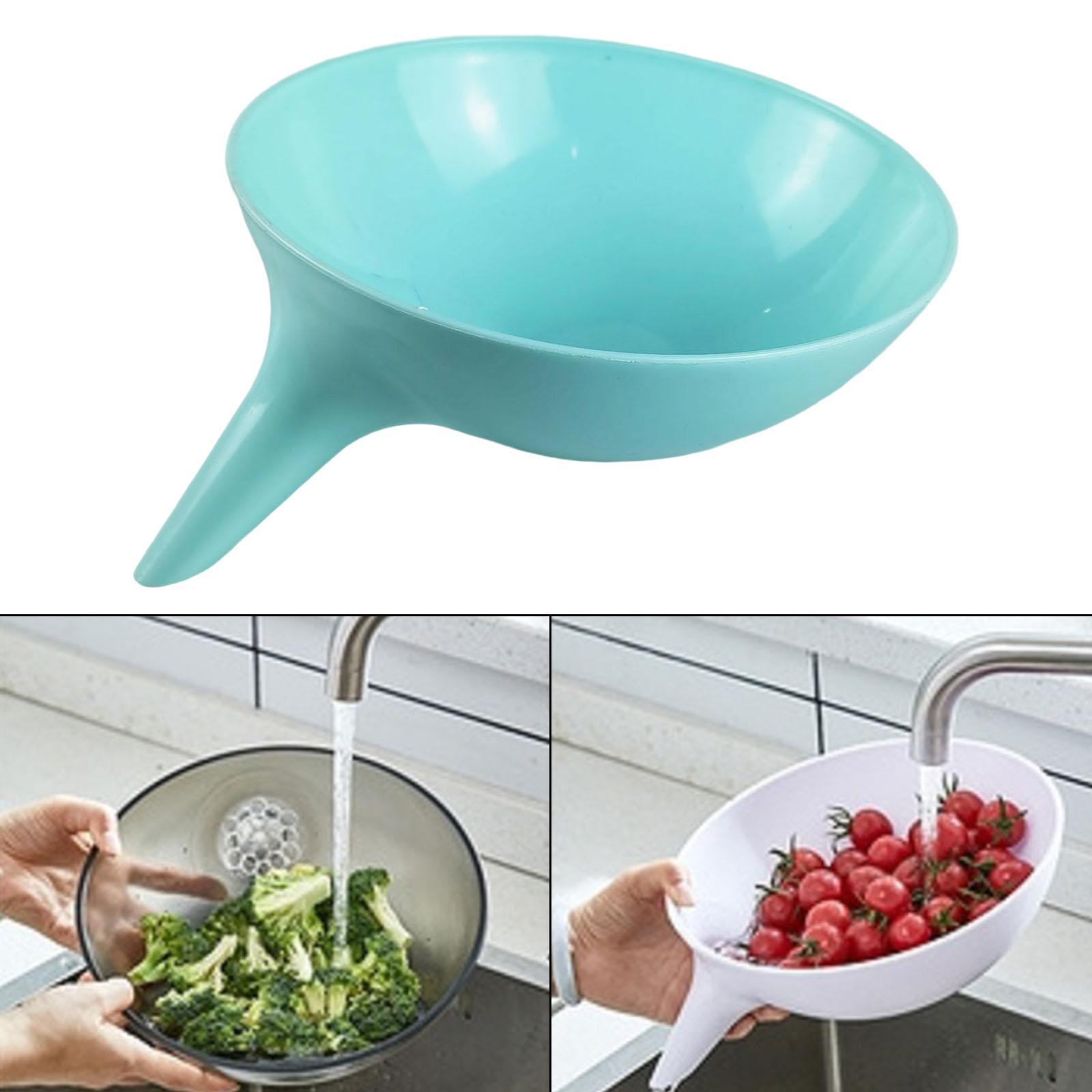 Kitchen Colander Drain Bowl Strainer for Fruits, Veggies, Spaghetti