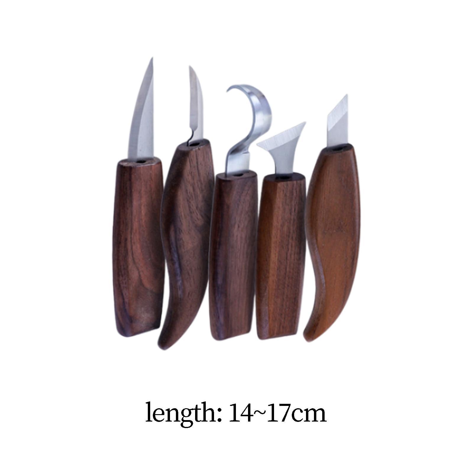 8 Pieces Beginners Whittling Kits Wood Carving Tools Detailed Caving Woodworking DIY Carving Tool for Plaster Carving Handmade Wood Carving