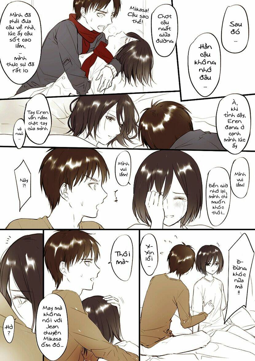 tấn công người khổng lồ - doujinshi our night chapter 3 4