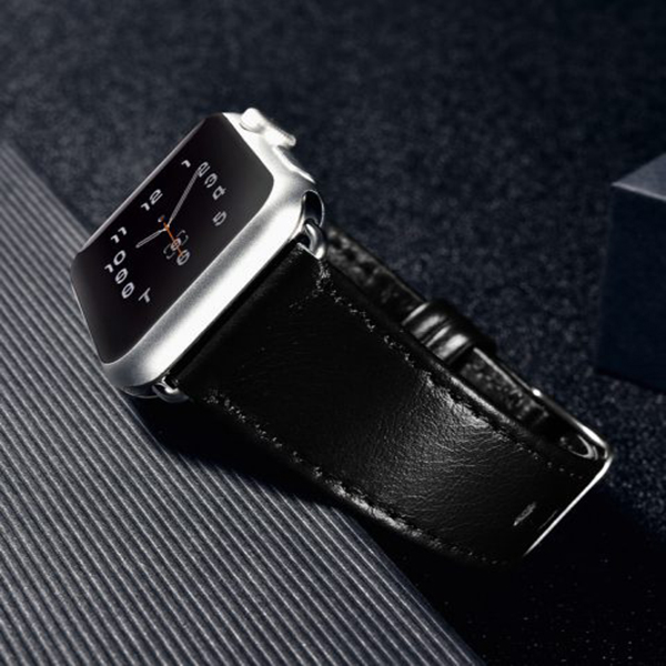 Dây da hàng hiệu iCarer cho Apple Watch - Hàng Chính Hãng