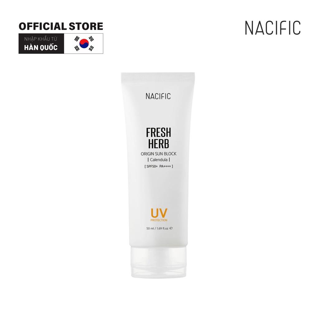 Kem chống nắng Nacific Fresh Herb Origin Sun Block Calendula 50ml