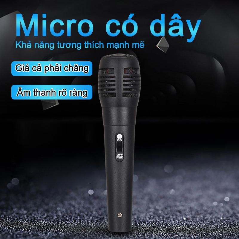 Micro đa năng / Micro Karaoke cho loa kéo Daile / Aige / Zansong V12 (đen)