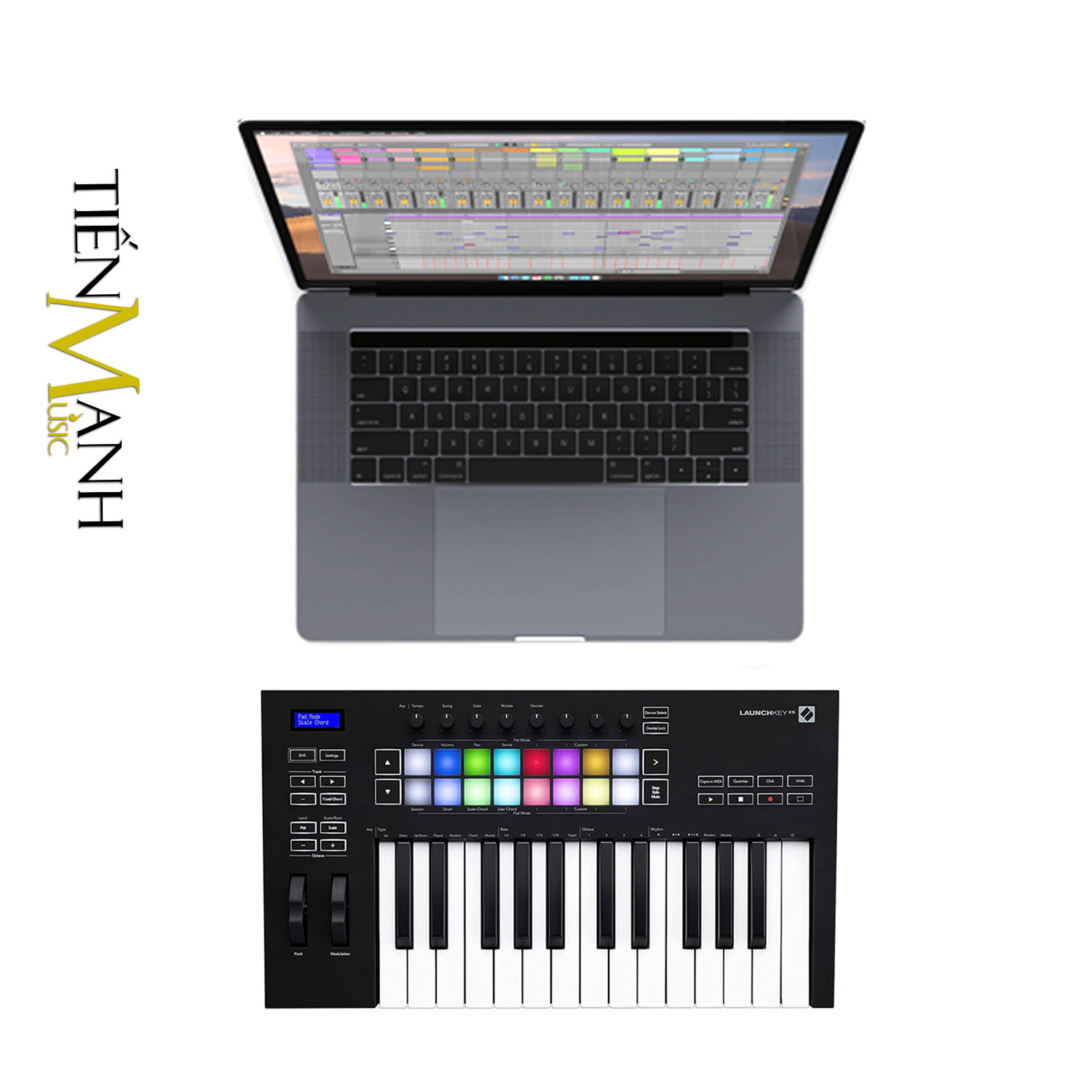 Novation Launchkey 25 MK3 Bàn phím sáng tác - Sản xuất âm nhạc Producer Keyboard Controller for Ableton Live - Kèm Móng Gẩy DreamMaker