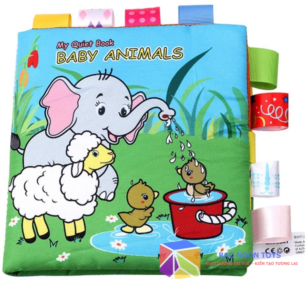 Đồ chơi Sách vải Farm Animal tương tác 2 chiều cho bé