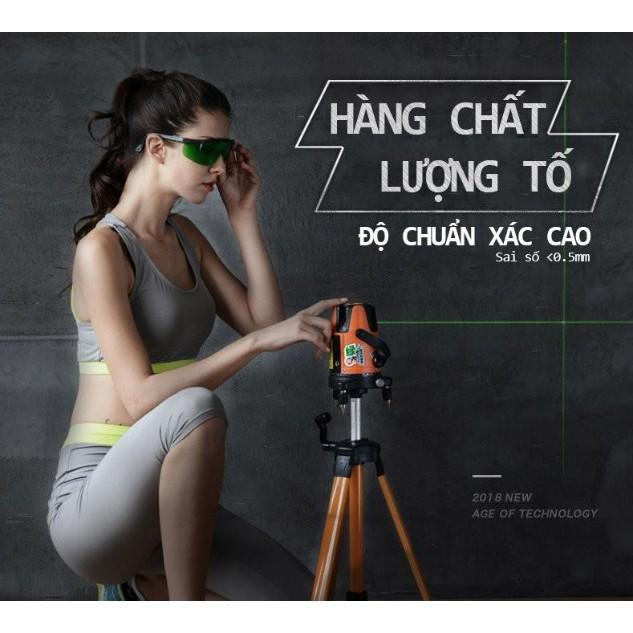 Máy cân bằng 2 tia laser xanh chuẩn xác Vchon