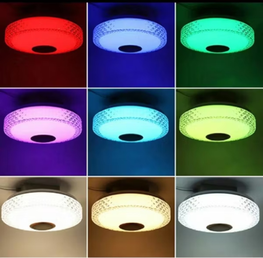 CÂY ĐÈN LED TRANG TRÍ TRẦN NHÀ SÁNG NHIỀU MÀU SẮC CỰC ĐẸP CÓ LOA NGHE NHẠC KẾT BLUETOOTH CỰC ĐẸP