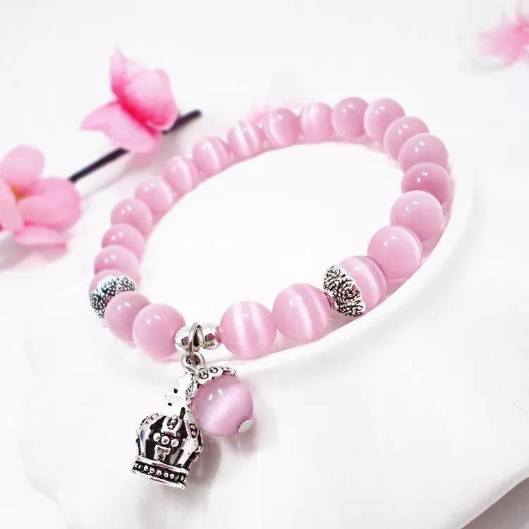 Vòng tay charm vương miện
