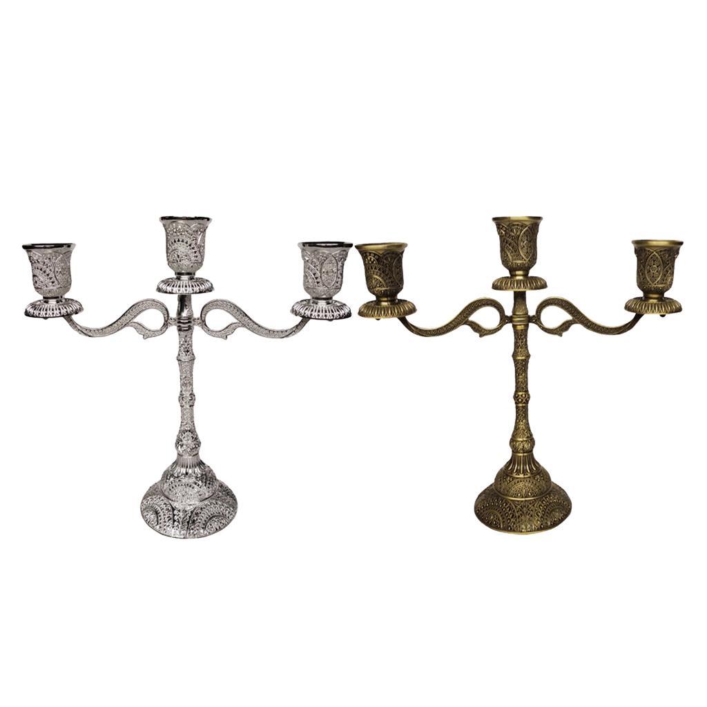 Vintage Style Candle Holder Candelabra Candlestick for Wedding Party Votive