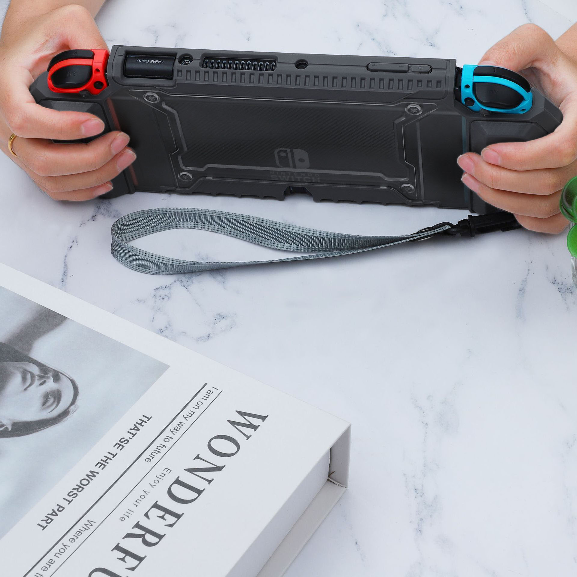 Bao Case Chống Shock Carbon Armor bảo vệ cho Nintendo Switch OLED