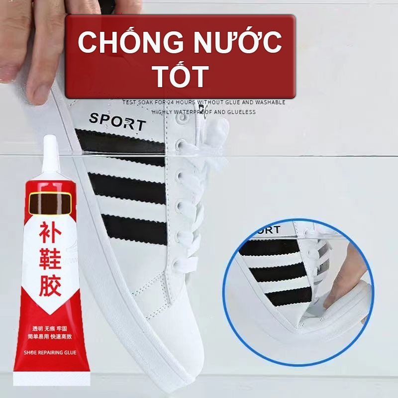 Keo dán giày thể thao, keo dán đa năng, keo dán giày dép siêu chắc trong suốt 60ml