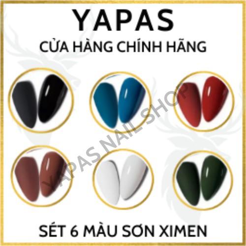 Combo set dụng cụ làm móng cá nhân 02 kèm 06 màu sơn Ximen chuyên dụng làm nail