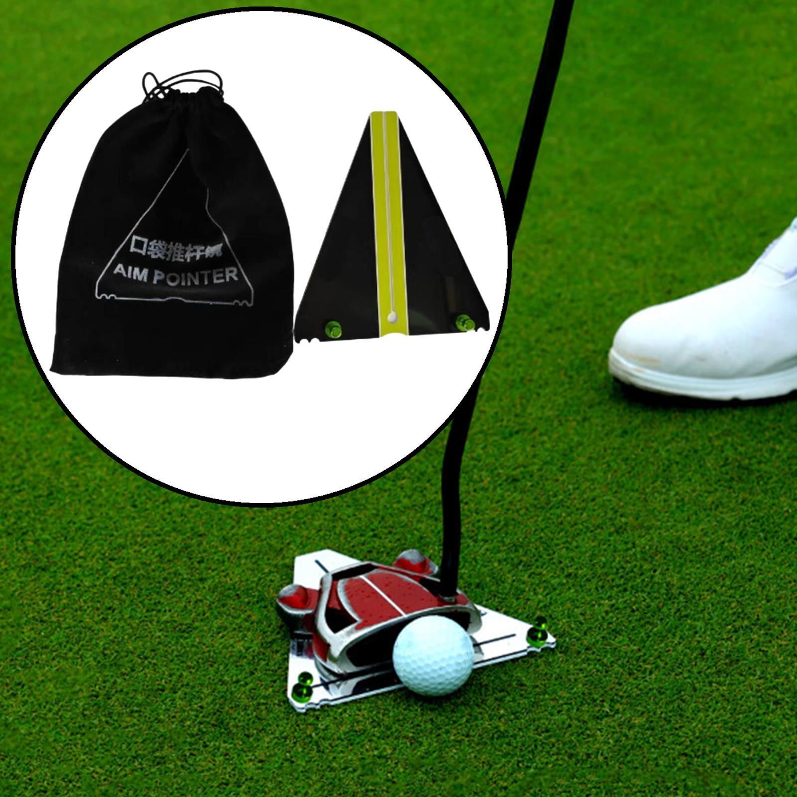 Golf Putting Mirror Training Aid Putting Trainer for Indoor Outdoor Backyard