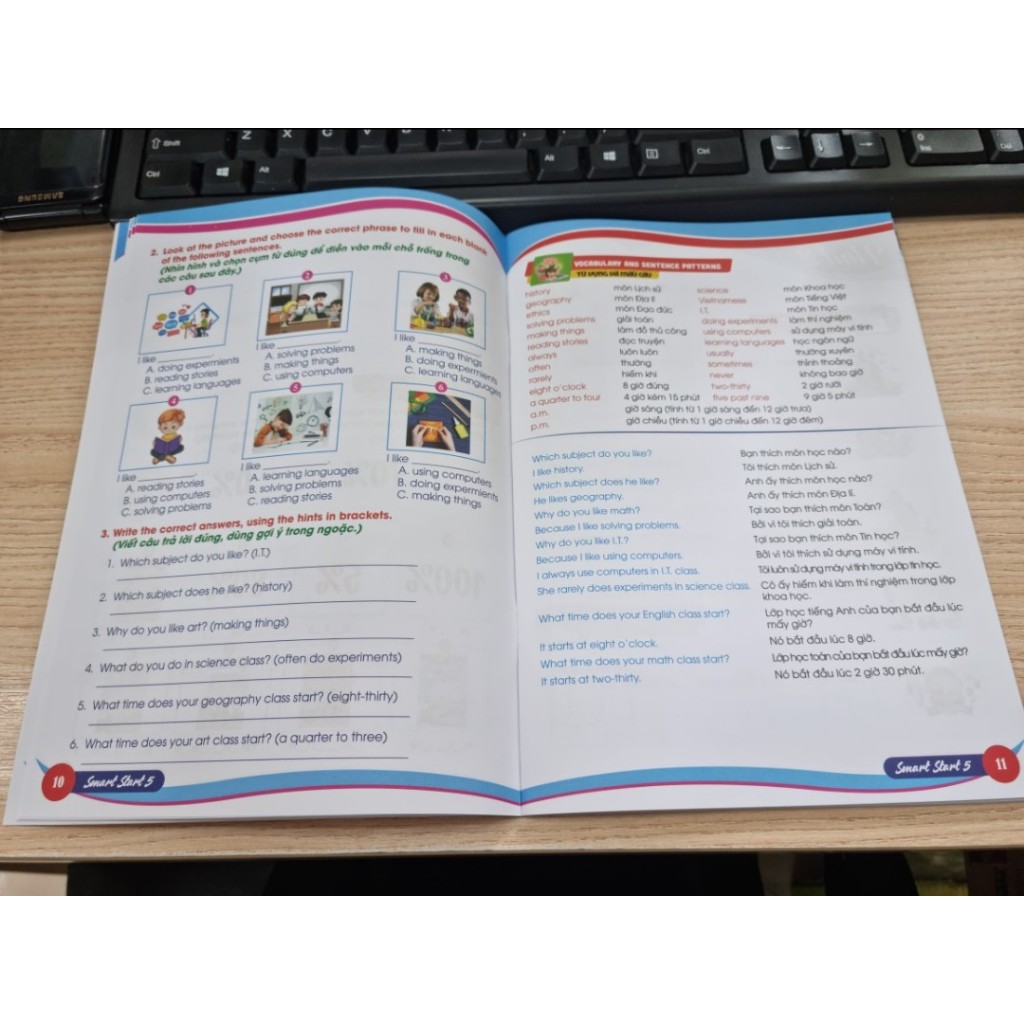 Sách - em luyện viết tiếng anh và nhớ từ vựng smart star 5 (bám sát sgk i-learn smart start 5) - HA