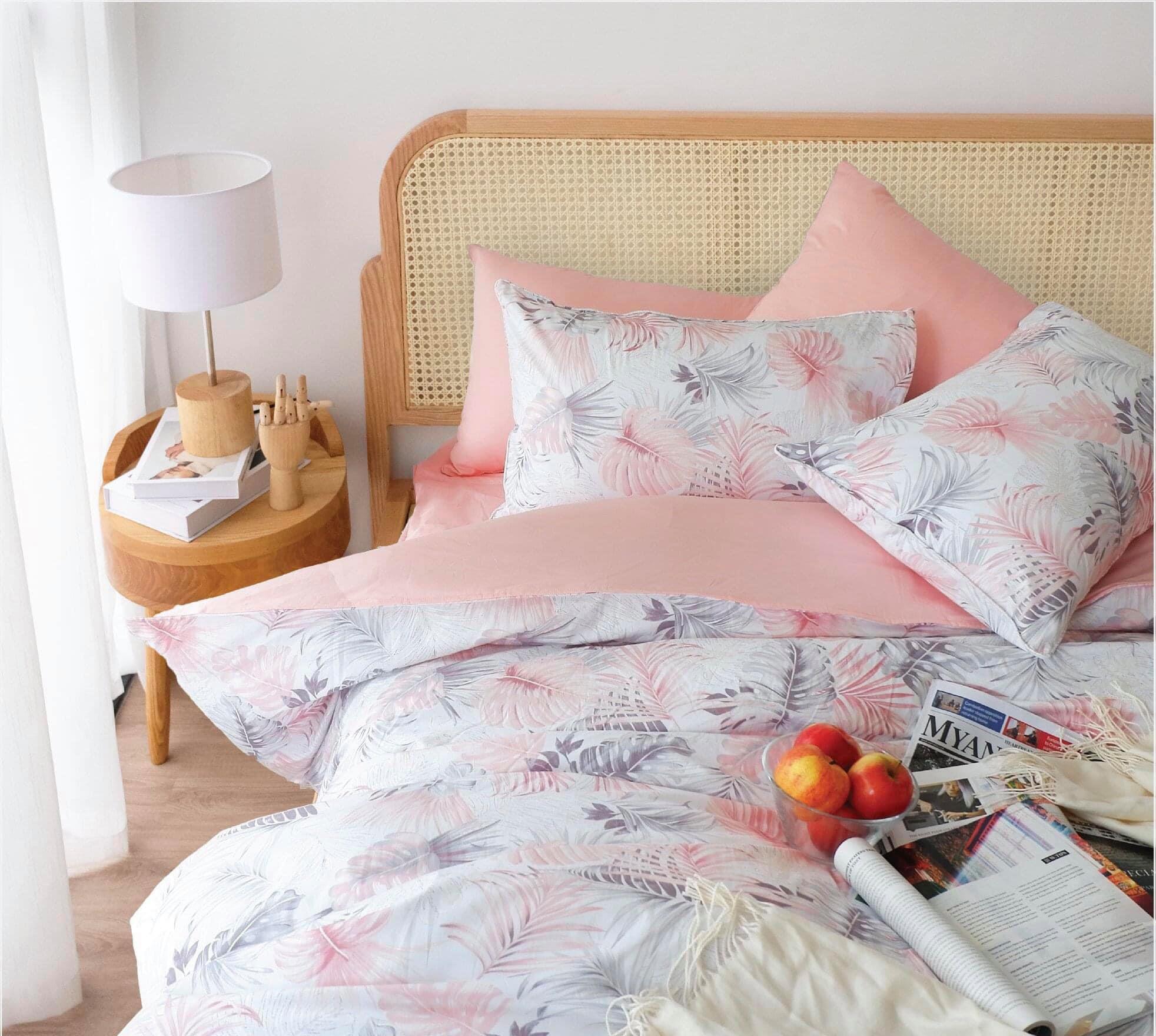 Bộ Ga Chần Bông + Chăn Chần Bông Cotton Hàn Quốc