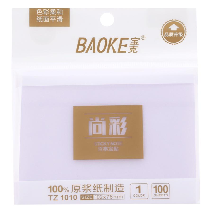 Giấy Ghi chú / Giấy Sticky Note có dòng kẻ Baoke TZ6006/TZ1010