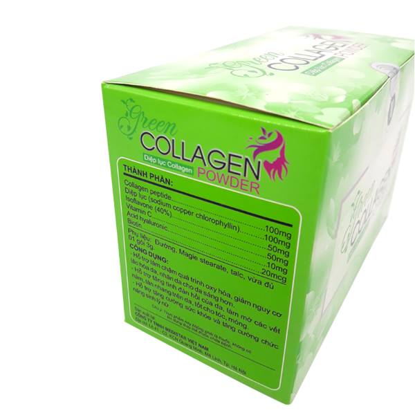 Thực Phẩm Bảo Vệ Sức Khỏe Diệp lục Collagen (Green Collagen Powder)