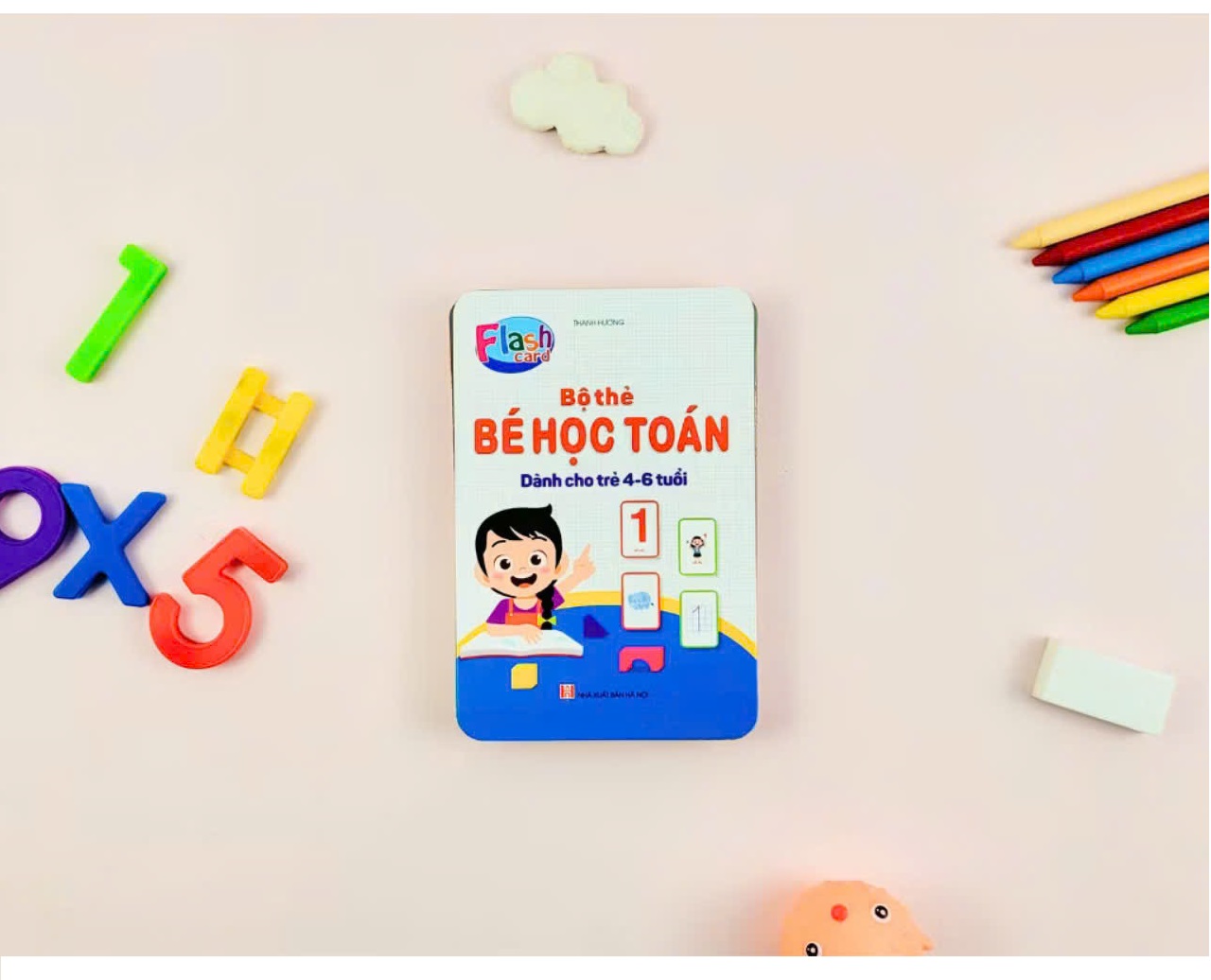 Flashcard - Bộ Thẻ Bé Học Toán - Dành Cho Trẻ 4 - 6 Tuổi