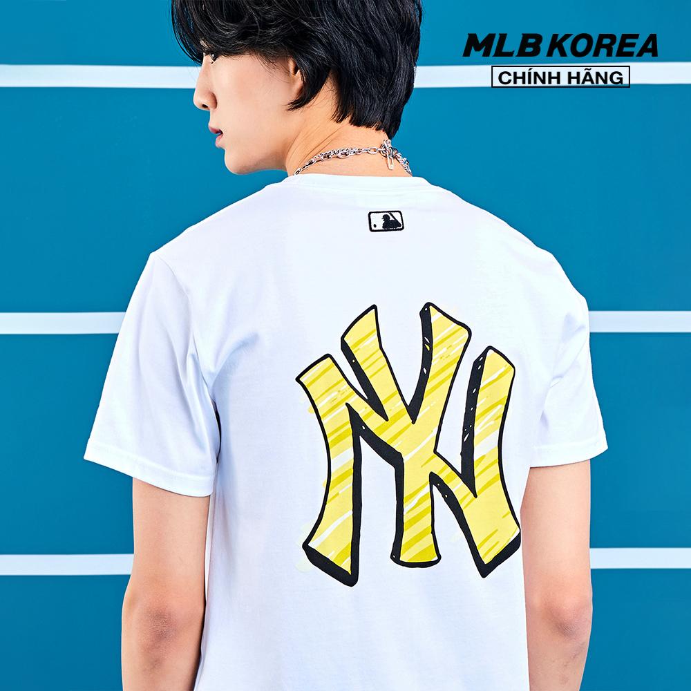 MLB - Áo thun cổ tròn ngắn tay Basic Back Logo 3ATS03023