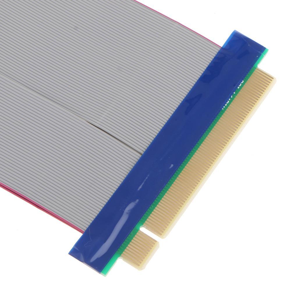 PCI-E 16X Riser Card Extender Flexible Extension Cable Connector