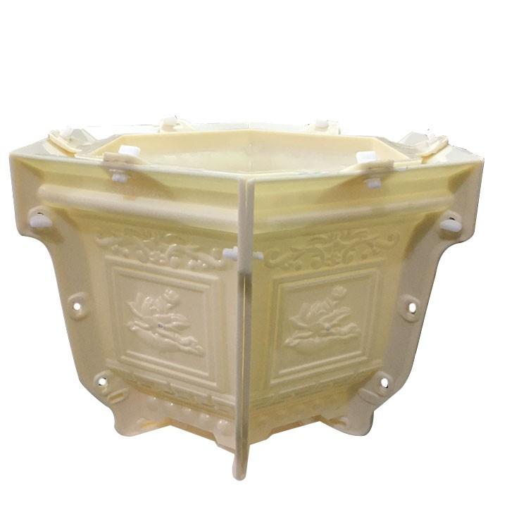 Khuôn Đúc Chậu Cảnh Bát Giác Nhựa ABS Cao Cấp 45CM - Giá đẹp