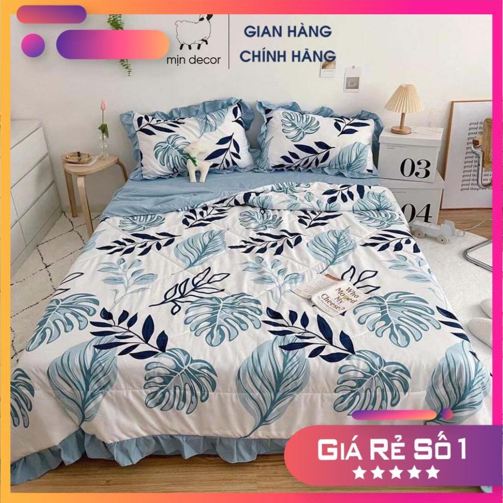 Bộ chăn ga gối đũi mềm mịn nhiều mẫu mã đẹp