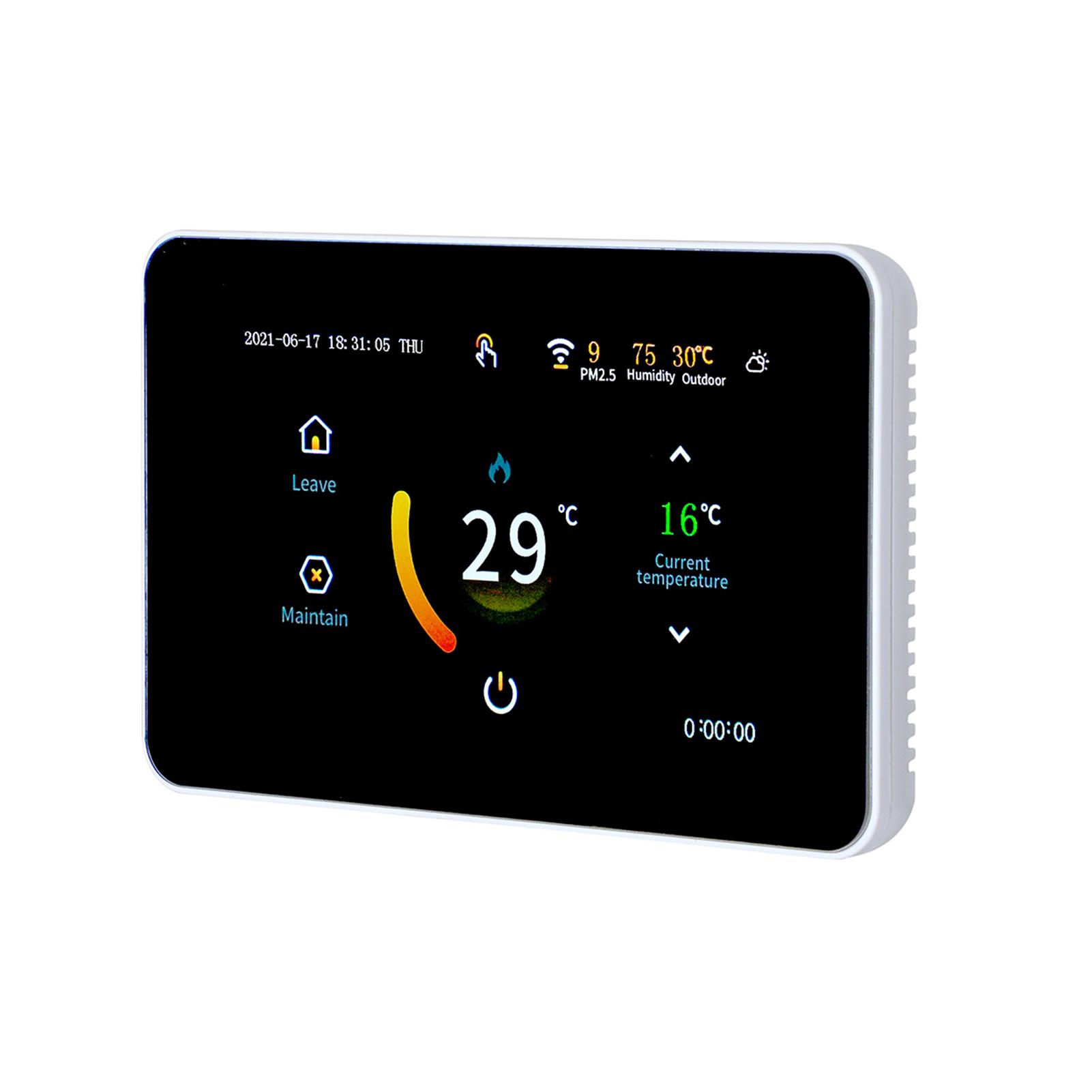 85-275V Wi-Fi Smart Thermostat Programmable Thermostat 5+2/ 6+1/ 7 Days Schedule APP Remote Control Voice Control