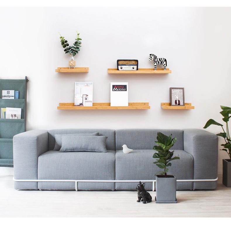 Set 3 Kệ gỗ treo tường trang trí phòng ngủ để đồ lưu niệm mỹ phẩm giá sách cây cảnh mini