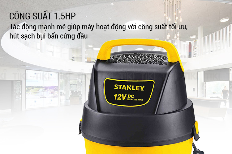 Máy Hút Bụi Cầm Tay cho Xe Hơi/Ô tô Dòng Điện DC USA Stanley SL18125DC - Hàng Chính Hãng