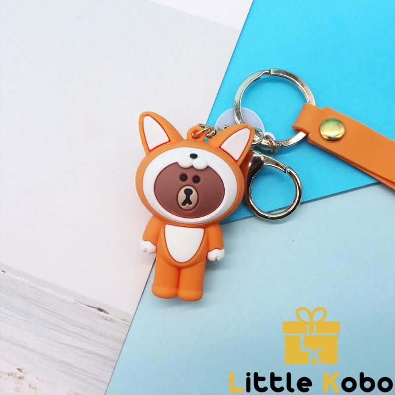 Móc Khóa Line Friends Móc Khóa Gấu Line Móc Khóa Dễ Thương