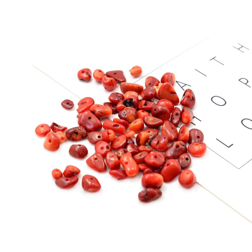 Red Gemstone Loose Spacer Beads with Hole   Necklace Bracelet