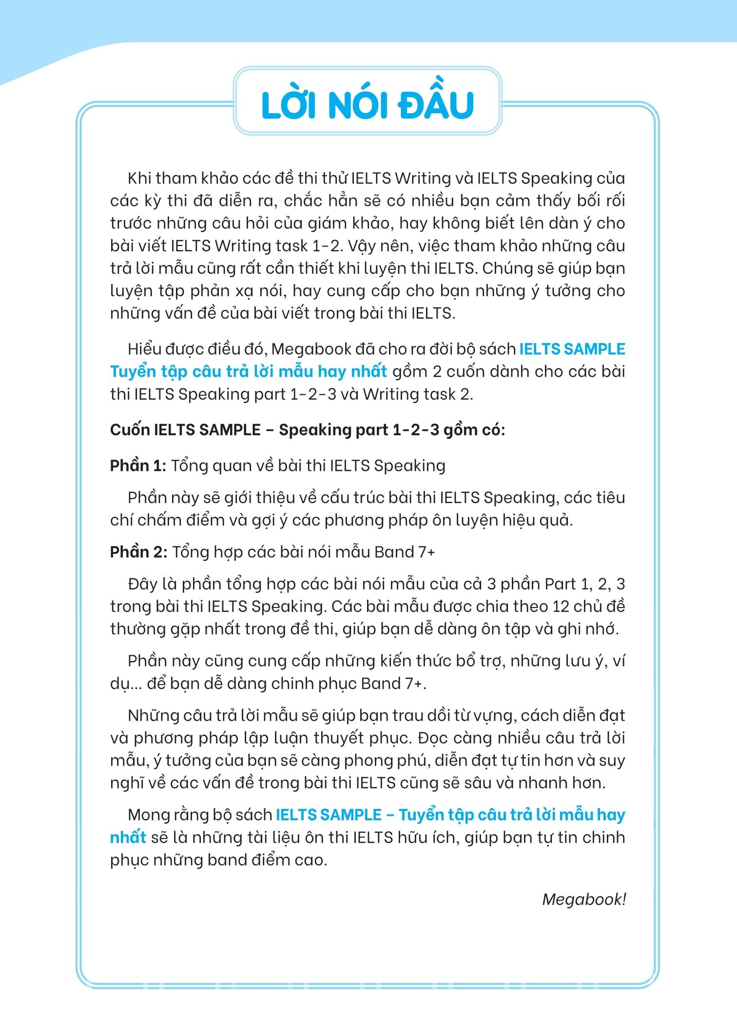 Ielts Sample Writing Task 1-2 Tuyển Tập Câu Trả Lời Mẫu Hay Nhất