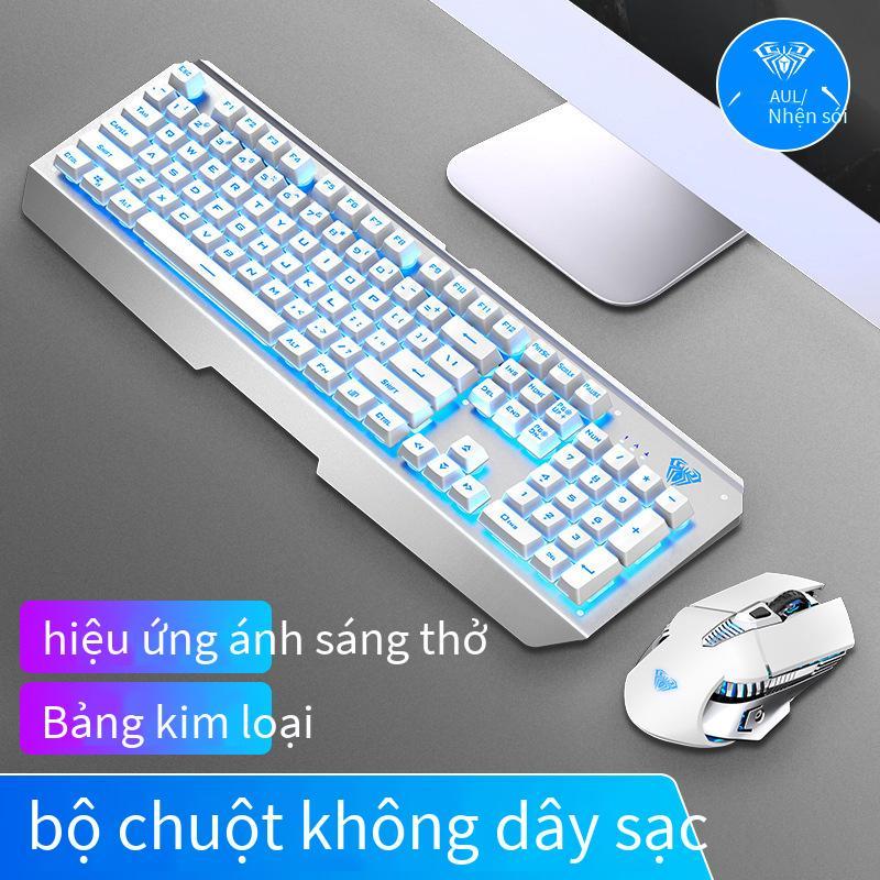 Giao Hàng Nhanh Tarantula T600 Sạc Không Dây Bộ Bàn Phím Và Chuột Chơi Game Cơ Dạ Quang Không Dây Bộ Bàn Phím Và Chuột
