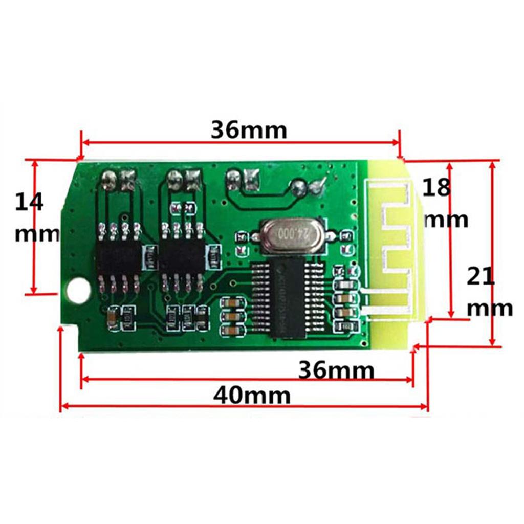 Premium Audio Amplifier Board 3Wx2 Support Bluetooth 4.2 Receiver Module Decoder Adapter Converters Tools