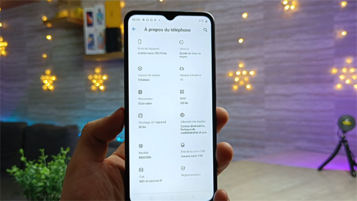 Cấu hình của Realme Narzo 50i Prime khá ổn