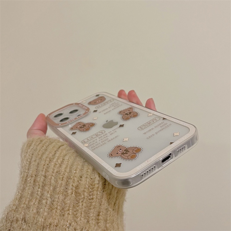 Ốp lưng Iphone chống sốc in hình gấu dành cho Iphone 11 / Phone 11 Pro / Iphone 11 Pro Max / Iphone 12 / Iphone 12 Pro / Iphone 12 Pro Max / Iphone 13 / Iphone 13 Pro / IPhone 13 Pro Max / Iphone 14/ Iphone 14 Pro / Iphone 14 Pro Max