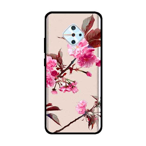 Hình ảnh Ốp Lưng in cho Vivo S1 Pro/ Vivo V17 Mẫu Cành Hoa Đào - Hàng Chính Hãng