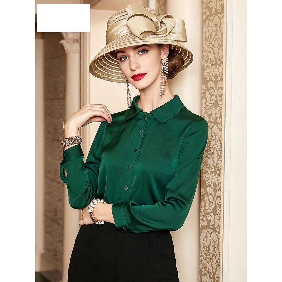 TK362-SƠ MI NỮ MÀU XANH S-6XL