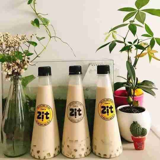 Chai nhựa 330ml đựng Trà Sữa hình TAM GIÁC