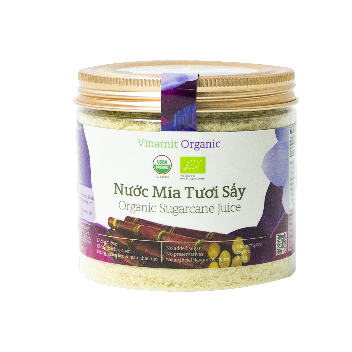 Nước Mía Tươi Sấy Vinamit (200g)